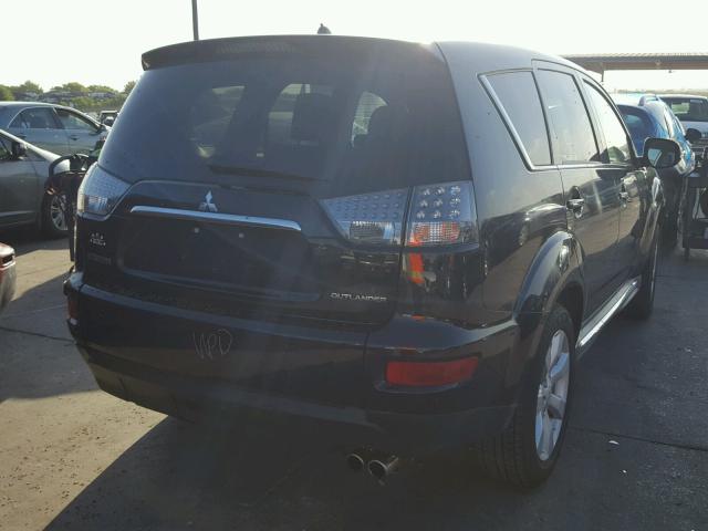 JA4JS4AX2BU023979 - 2011 MITSUBISHI OUTLANDER BLACK photo 4