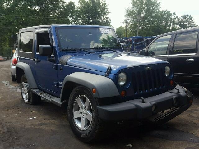 1J4AA2D15AL230675 - 2010 JEEP WRANGLER S BLUE photo 1