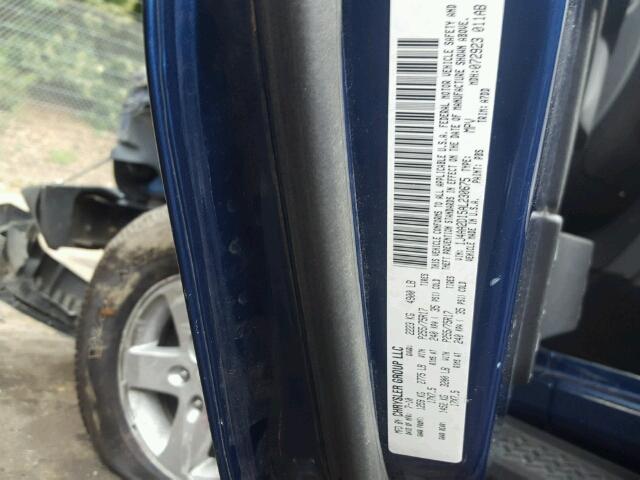 1J4AA2D15AL230675 - 2010 JEEP WRANGLER S BLUE photo 10