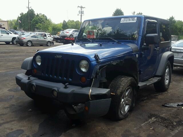 1J4AA2D15AL230675 - 2010 JEEP WRANGLER S BLUE photo 2
