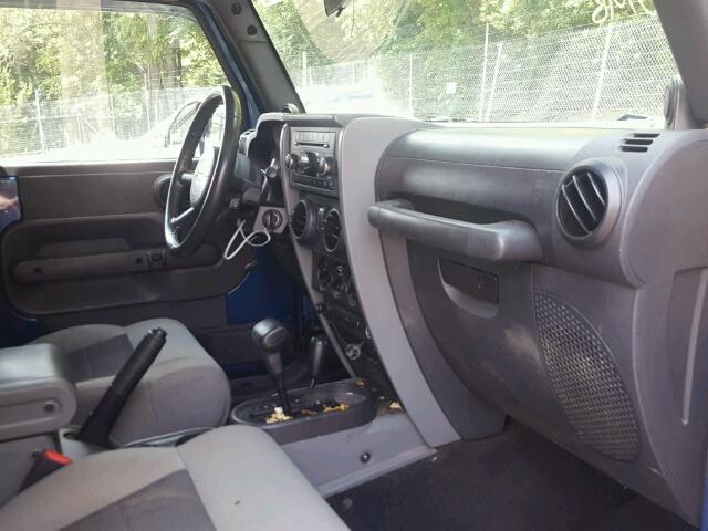 1J4AA2D15AL230675 - 2010 JEEP WRANGLER S BLUE photo 5