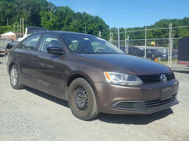 3VW2K7AJ3EM305058 - 2014 VOLKSWAGEN JETTA BASE 棕色 照片 1