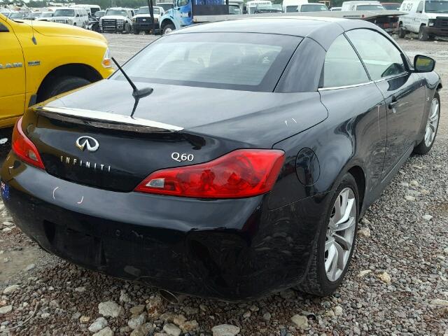 JN1CV6FE9EM900970 - 2014 INFINITI Q60 BASE BLACK photo 4