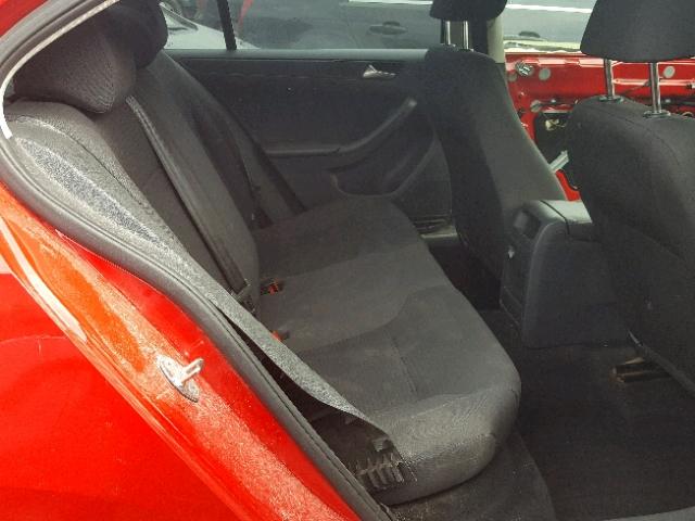 3VW2K7AJ7FM355110 - 2015 VOLKSWAGEN JETTA BASE 红色 照片 6