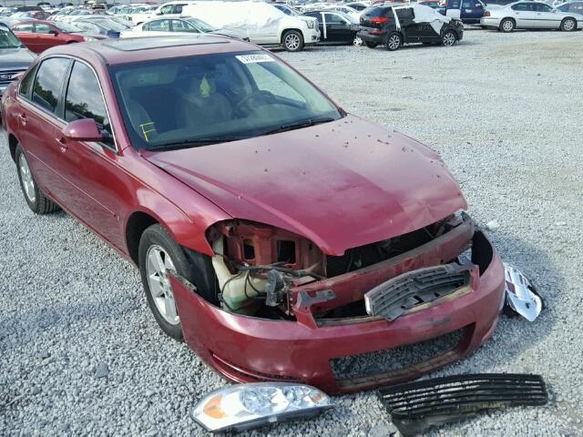 2G1WT58K869112623 - 2006 CHEVROLET IMPALA LT RED photo 1