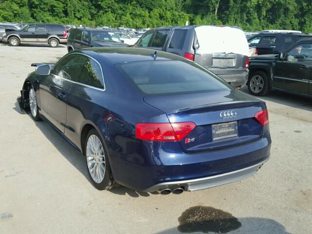 WAUCGAFR0DA031962 - 2013 AUDI S5 PREMIUM BLUE photo 3