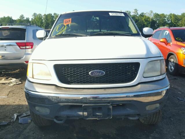 1FTRX18L21NA44979 - 2001 FORD F150 WHITE photo 9