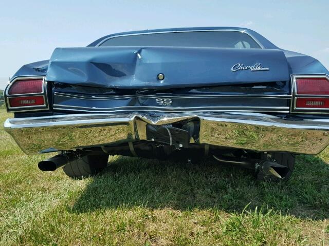 136379B338131 - 1969 CHEVROLET CHEVELLESS BLUE photo 9