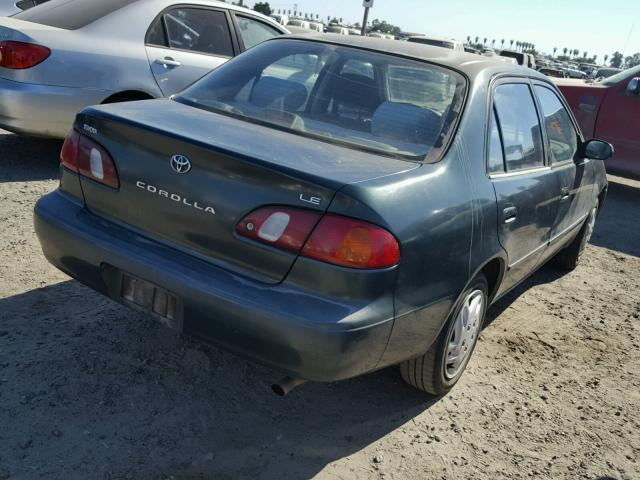 1NXBR18EXYZ356346 - 2000 TOYOTA COROLLA VE GREEN photo 4