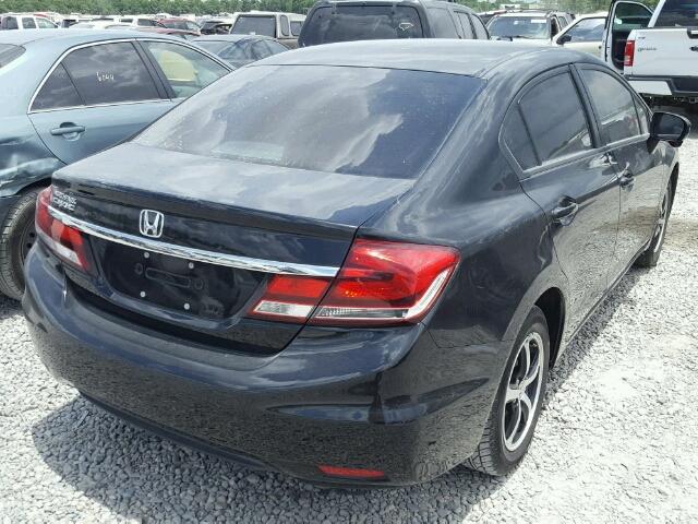 19XFB2F7XFE028358 - 2015 HONDA CIVIC SE BLACK photo 4