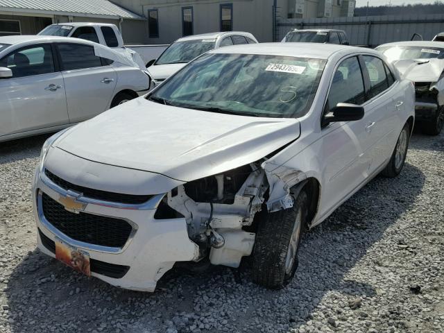 1G11A5SL3EF199189 - 2014 CHEVROLET MALIBU LS WHITE photo 2