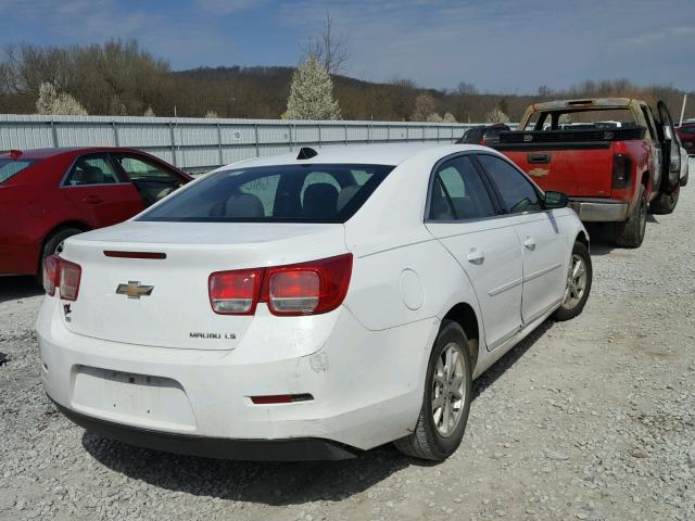 1G11A5SL3EF199189 - 2014 CHEVROLET MALIBU LS WHITE photo 4