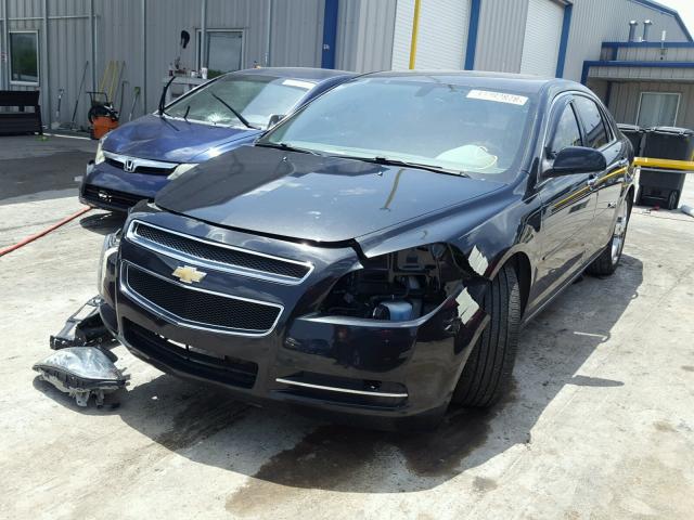 1G1ZC5E09CF209512 - 2012 CHEVROLET MALIBU 1LT შავი ფოტო 2
