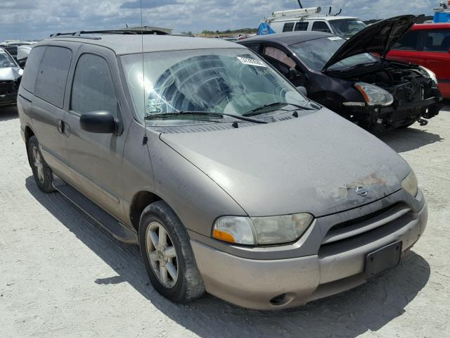 4N2ZN17T32D807104 - 2002 NISSAN QUEST GLE GRAY photo 1
