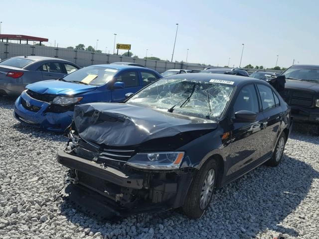 3VW2K7AJ8FM343788 - 2015 VOLKSWAGEN JETTA BASE 黑色 照片 2