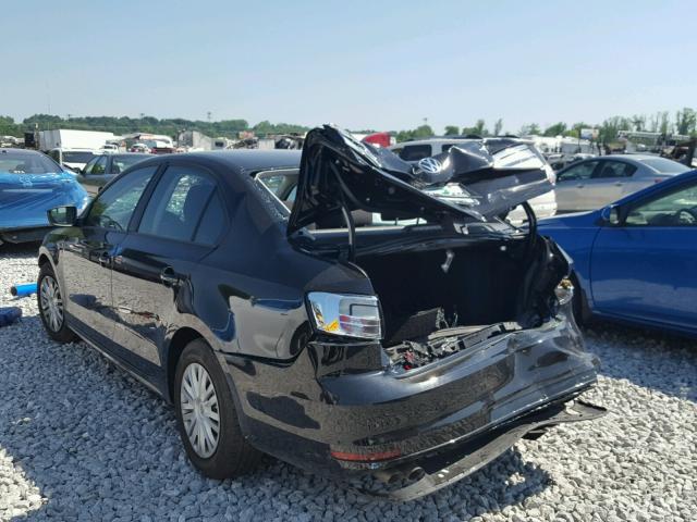3VW2K7AJ8FM343788 - 2015 VOLKSWAGEN JETTA BASE 黑色 照片 3