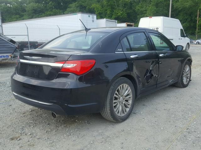 1C3CCBCB9CN284382 - 2012 CHRYSLER 200 LIMITE BLACK photo 4