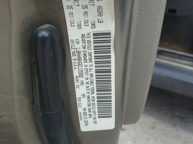 1J8HH48N66C125992 - 2006 JEEP COMMANDER თაფლისფერი ფოტო 10