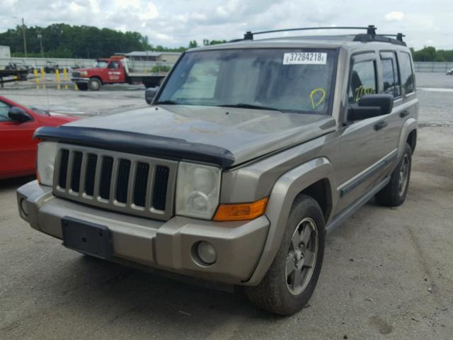 1J8HH48N66C125992 - 2006 JEEP COMMANDER თაფლისფერი ფოტო 2