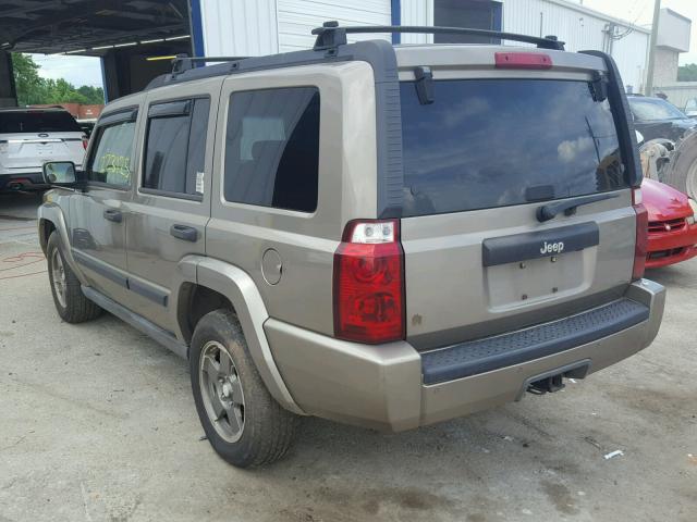 1J8HH48N66C125992 - 2006 JEEP COMMANDER თაფლისფერი ფოტო 3