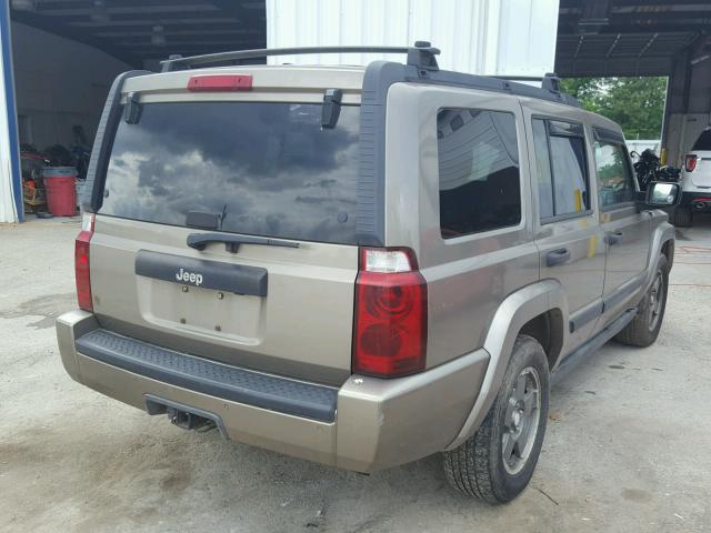 1J8HH48N66C125992 - 2006 JEEP COMMANDER თაფლისფერი ფოტო 4