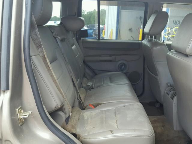 1J8HH48N66C125992 - 2006 JEEP COMMANDER თაფლისფერი ფოტო 6