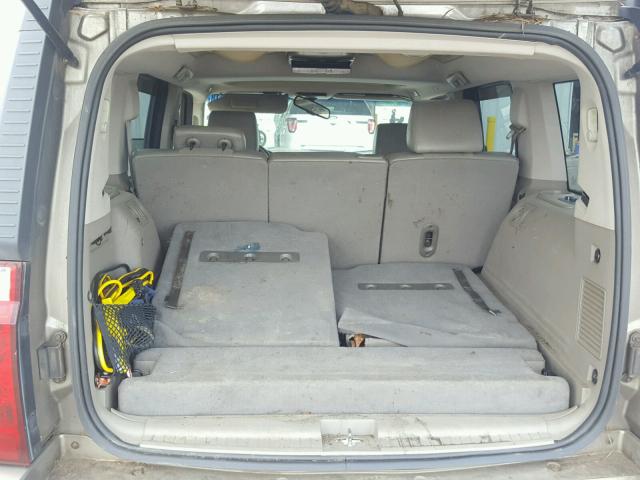 1J8HH48N66C125992 - 2006 JEEP COMMANDER თაფლისფერი ფოტო 9