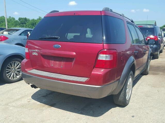 1FMZK01126GA44392 - 2006 FORD FREESTYLE RED photo 4