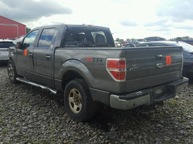 1FTFW1EF7DFC83527 - 2013 FORD F150 SUPER CHARCOAL photo 3