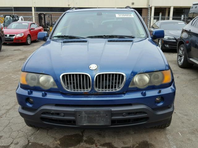 5UXFB33592LH32711 - 2002 BMW X5 4.4I BLUE photo 9