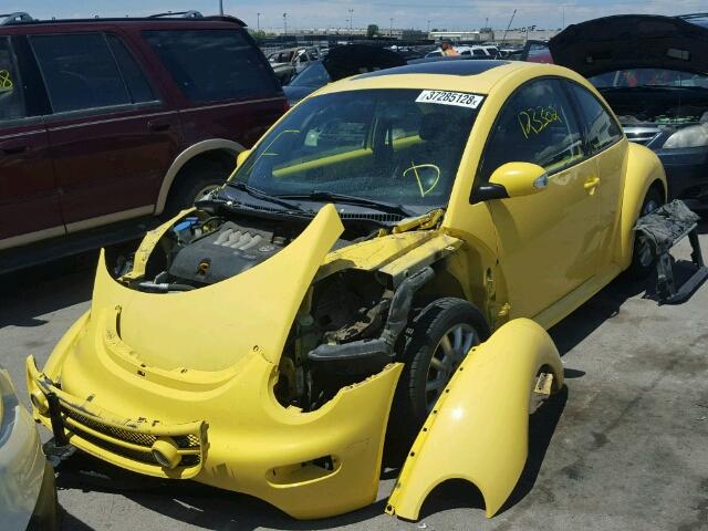 3VWCK31C84M418307 - 2004 VOLKSWAGEN NEW BEETLE 黄色 照片 2