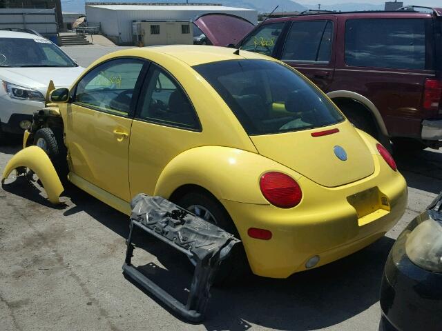 3VWCK31C84M418307 - 2004 VOLKSWAGEN NEW BEETLE 黄色 照片 3