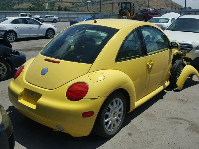 3VWCK31C84M418307 - 2004 VOLKSWAGEN NEW BEETLE 黄色 照片 4
