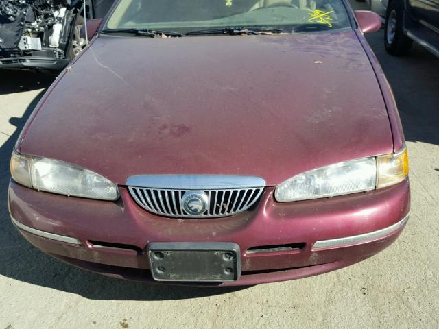 1MELM62WXVH630573 - 1997 MERCURY COUGAR XR7 BURGUNDY photo 7