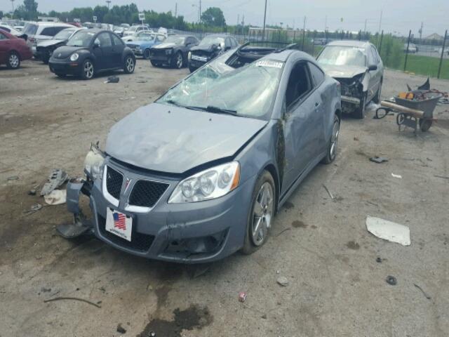 1G2ZJ17B994266354 - 2009 PONTIAC G6 BLUE photo 2