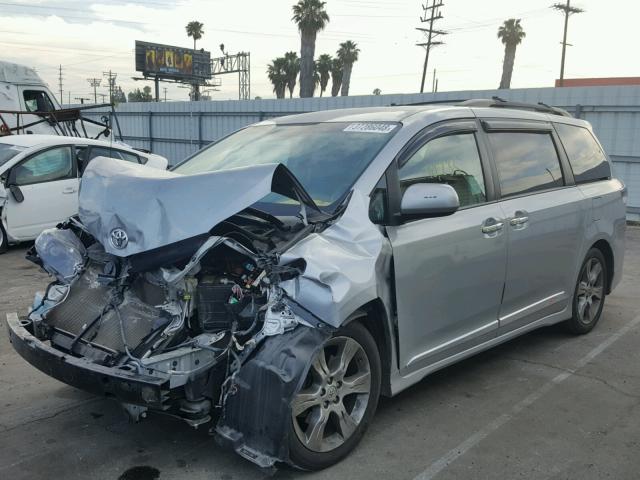 5TDXK3DC6ES521212 - 2014 TOYOTA SIENNA SPO SILVER photo 2