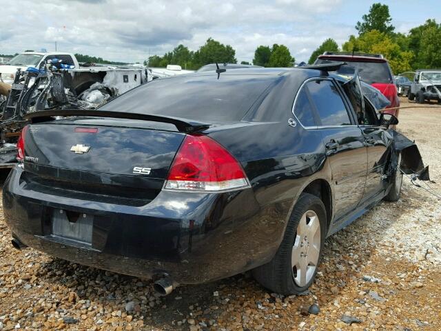 2G1WD57C691205599 - 2009 CHEVROLET IMPALA SS BLACK photo 4