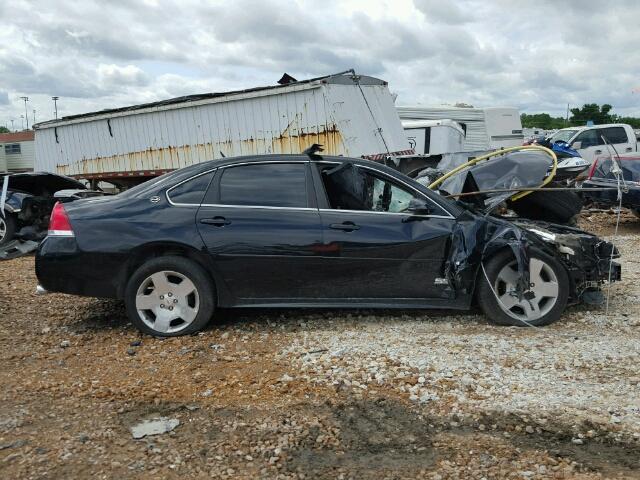 2G1WD57C691205599 - 2009 CHEVROLET IMPALA SS BLACK photo 9