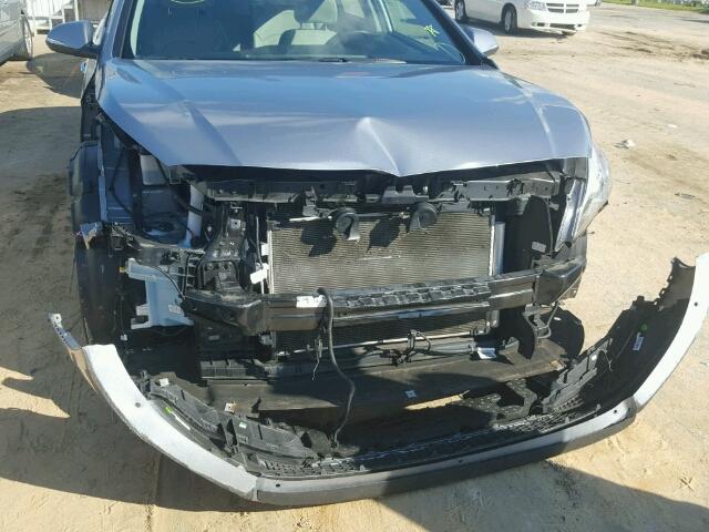 5NPE34AF2FH240265 - 2015 HYUNDAI SONATA SPO GRAY photo 9