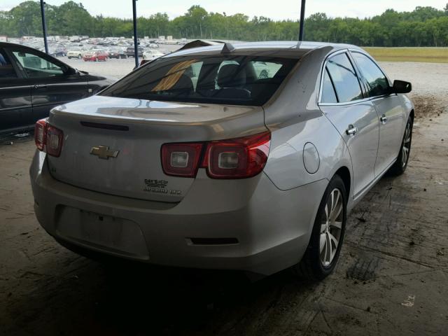 1G11H5SL4EF235094 - 2014 CHEVROLET MALIBU LTZ 银色 照片 4