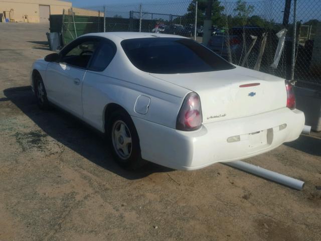 2G1WW12EX59181329 - 2005 CHEVROLET MONTE CARL 白色 照片 3