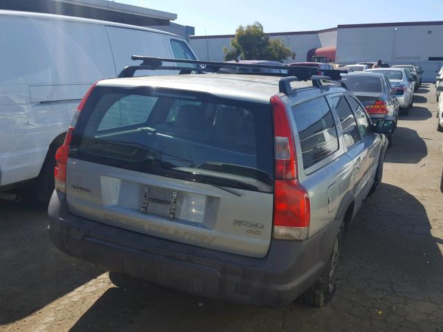 YV1SZ59H541137465 - 2004 VOLVO XC70 GRAY photo 4