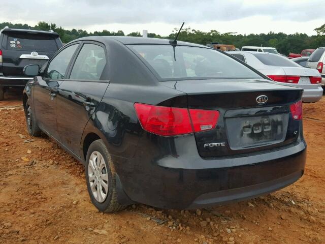 KNAFU4A22C5555445 - 2012 KIA FORTE BLACK photo 3