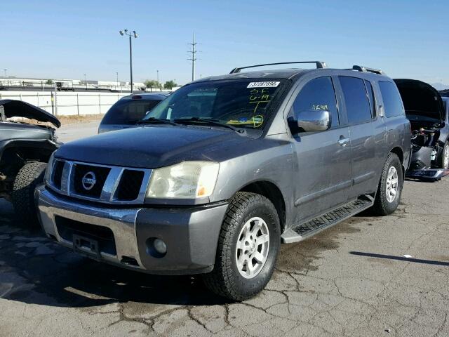 5N1AA08B14N711041 - 2004 NISSAN ARMADA SE CHARCOAL photo 2