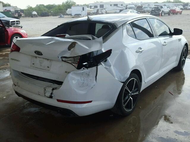 5XXGN4A79CG005543 - 2012 KIA OPTIMA EX WHITE photo 4