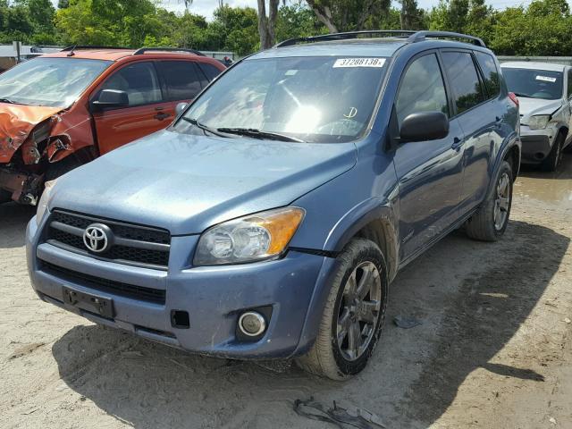 2T3WF4DV5AW025625 - 2010 TOYOTA RAV4 SPORT BLUE photo 2