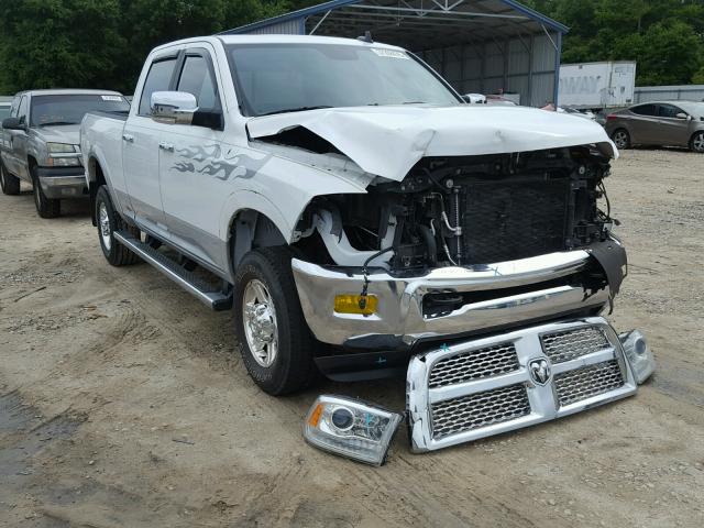 3C6UR5FL5DG550826 - 2013 RAM 2500 LARAM WHITE photo 1