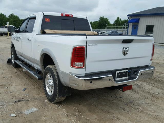 3C6UR5FL5DG550826 - 2013 RAM 2500 LARAM WHITE photo 3