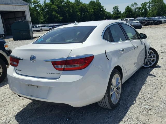 1G4PP5SK2D4200409 - 2013 BUICK VERANO WHITE photo 4