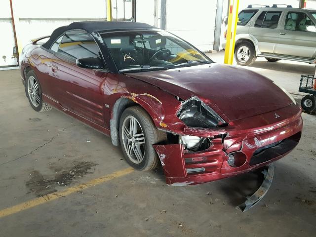 4A3AE75H03E062998 - 2003 MITSUBISHI ECLIPSE SP MAROON photo 1